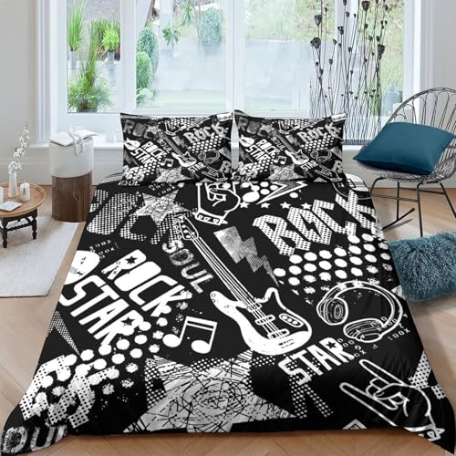 Housse de Couette 3D Imprimée Parure de Lit Microfibre Premium Luxe