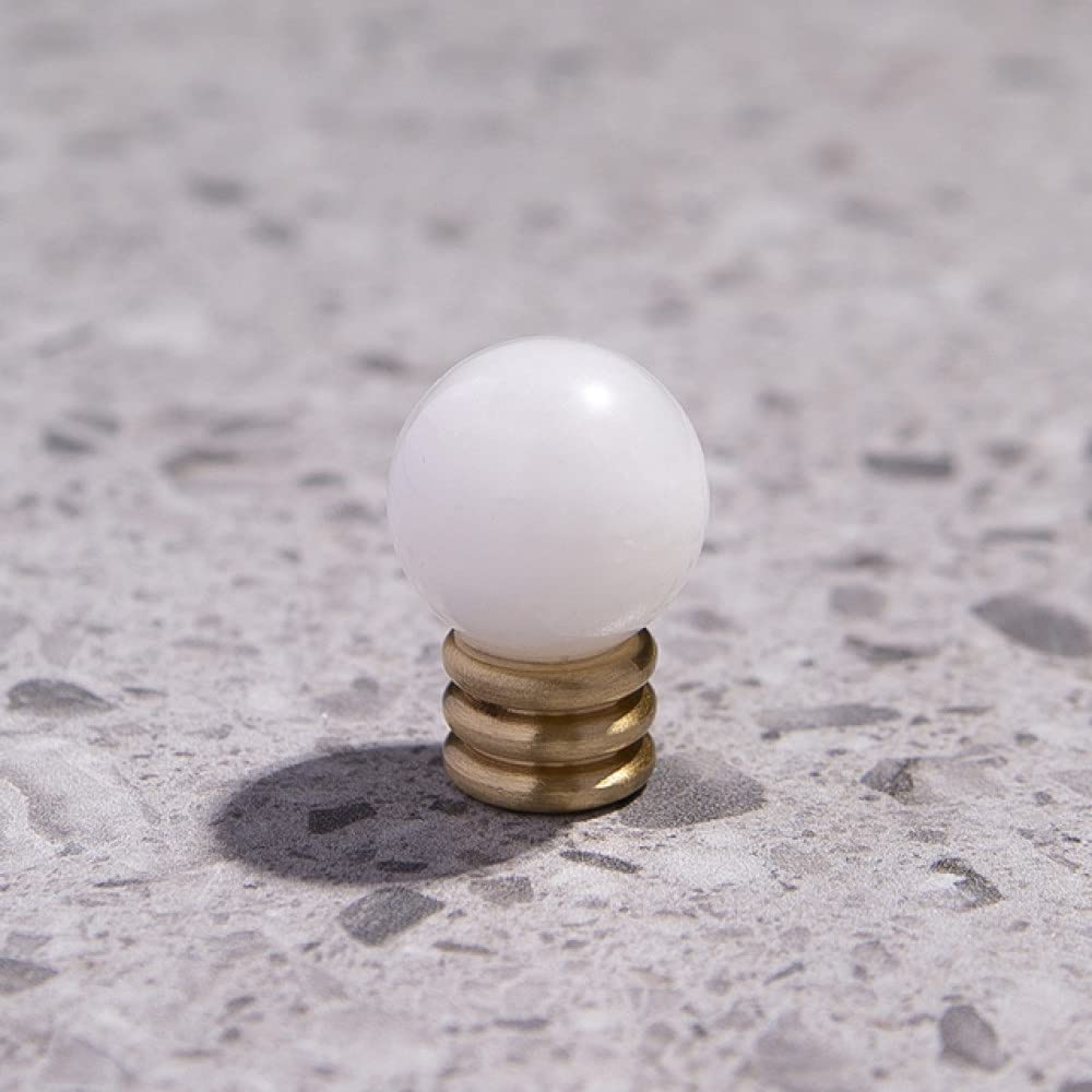 Poignée en laiton et bouton cristal rose pour décorer une commode de chambre