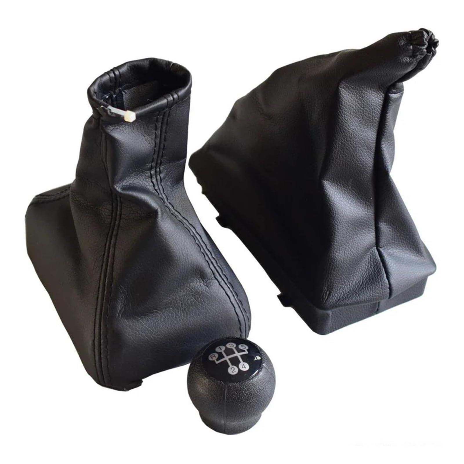 CAVINBDZ for OPEL for Corsa C for TIGRA B for Combo C Manual 5 Speed Gear Shift Knob Leather Gaiter Boot Cover Handbrake Case