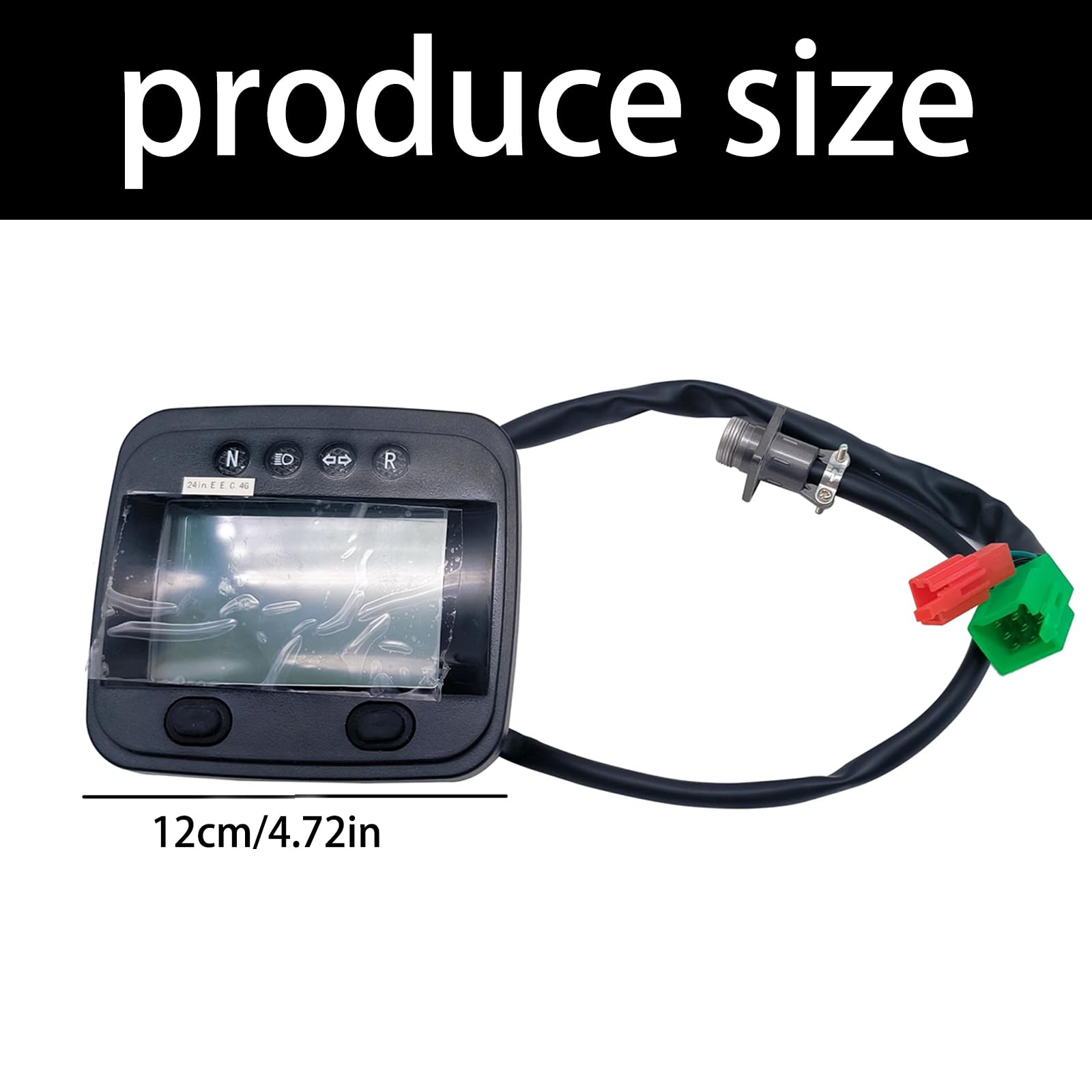 Medidor ATV con arnés de cableado 30101G 25246 para Linhai 260 300 Uso de mantenimiento del tablero, reemplazo del grupo de instrumentos ATV Medidor de bicicleta Conjunto de instrumentos del vehículo
