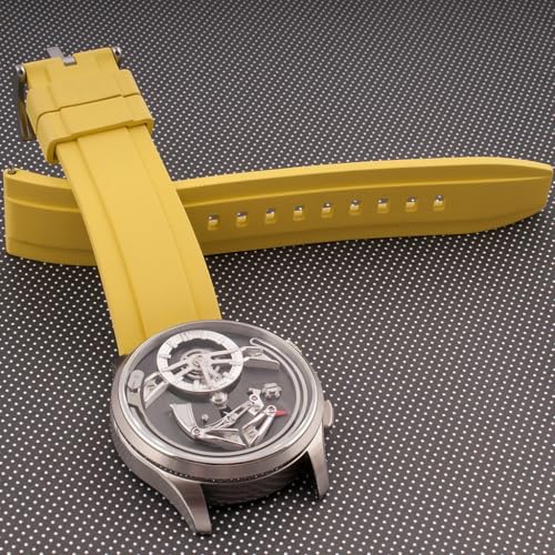 Image of StrapHabit Quick Release Rubber Watch Strap Band FKM 20mm 22mm 24mm