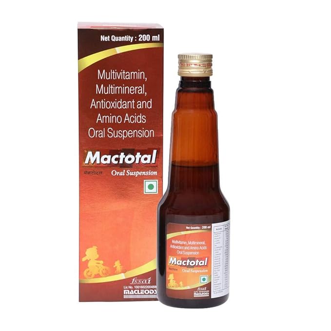 Buy Mactotal Oral Suspension 200 ml (Pack of 3) Online at Low Prices