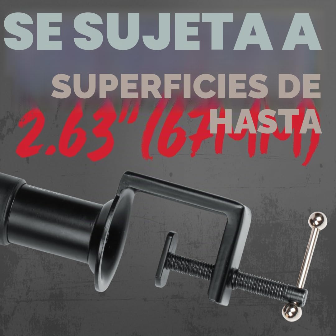 Gator Frameworks Soporte Universal para Ordenador portátil con Pinza para Escritorio y Altura Ajustable (GFWLAPTOP2500)