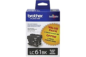 Brother LC61BK Black Ink Cartridge LC61 Series