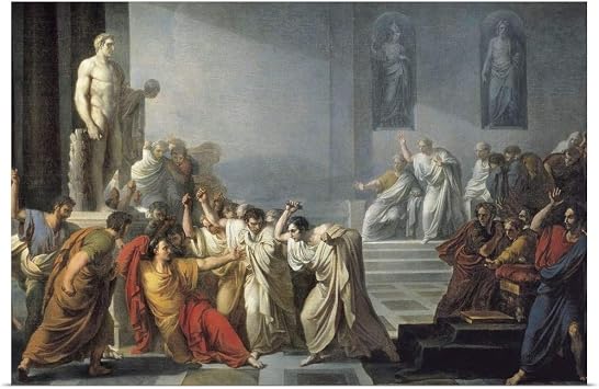 GREATBIGCANVAS The Death of Julius Caesar by Vincenzo Unframed Poster Print