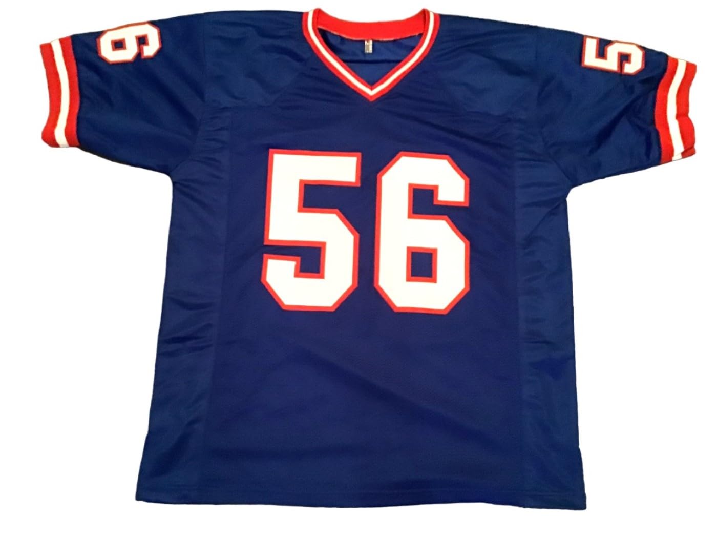Lawrence Taylor Jersey Stitched Blue Custom Football New No Brand/Logos (US, Alpha, Medium, Regular, Regular, Blue)
