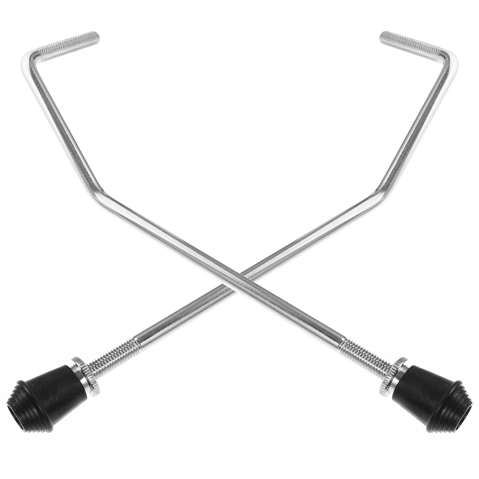 Alipis Supporto per Batteria in Metallo 2 Pezzi per Tom Drum, Accessorio Regolabile per Strumento a Percussione, Gambe Grancassa Stabili per Musicisti e Performance Live