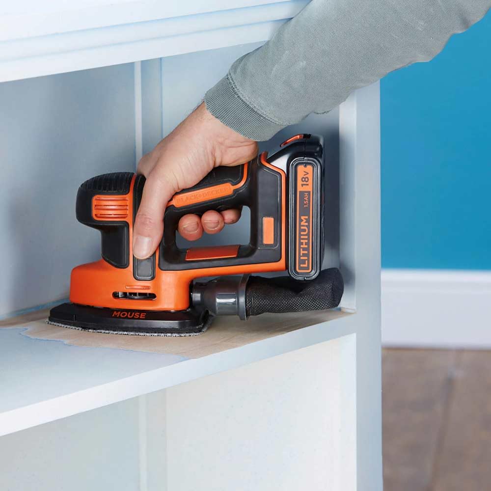 BLACK+DECKER Ponceuse Mouse BDCDS18N-XJ - 18 V