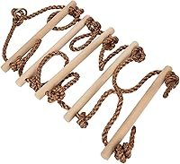 Vista 1 de Columpio de escalada, escalera de cuerda de escalada, escalada para niños, equipo de ejercicio de jardín