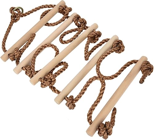 VGEBY Columpio de escalada, cuerda de escalada, escalada para niños, equipo de ejercicio de jardín, columpio de cuerda