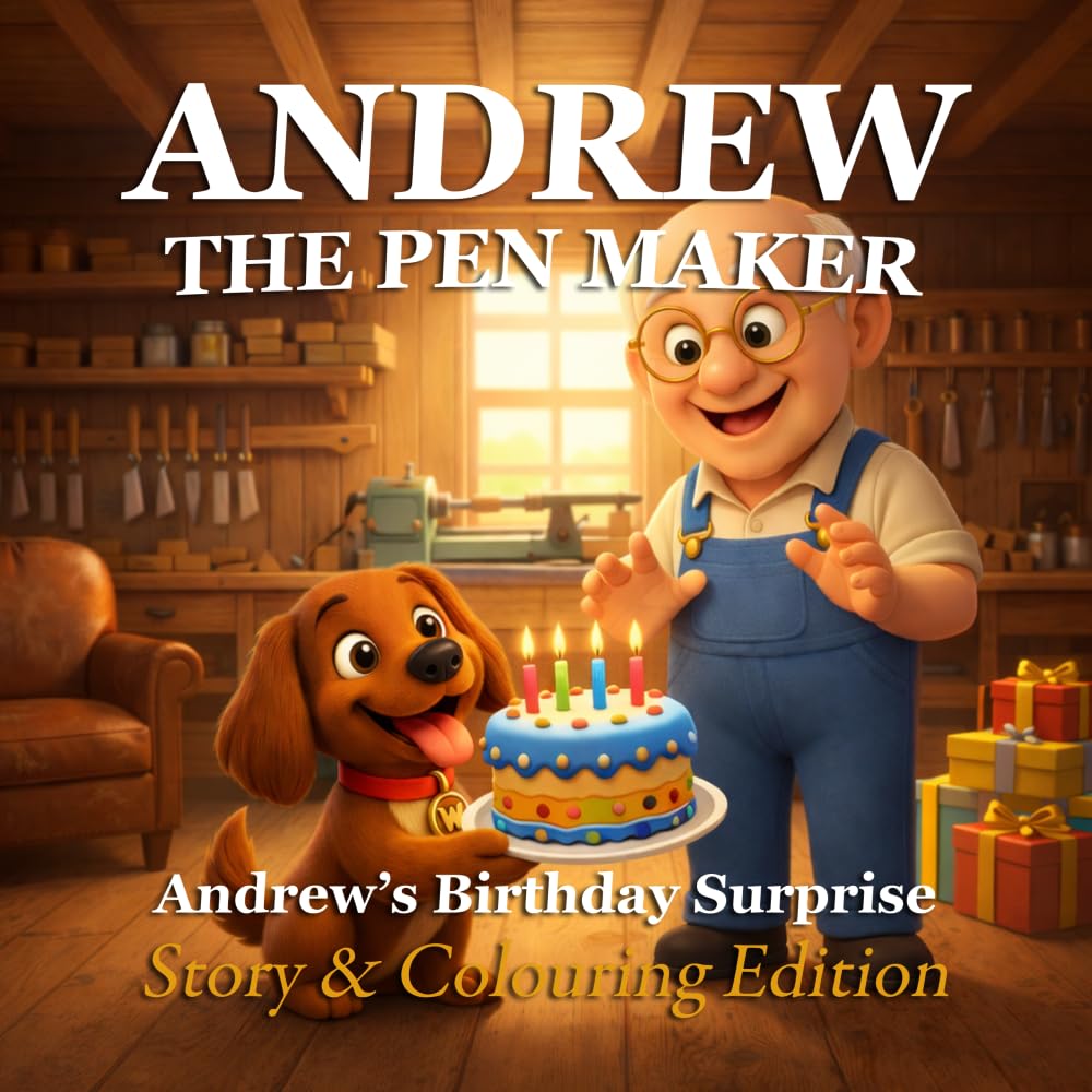 Andrew The Pen Maker: Andrew's Birthday Surprise (Colouring Book Edition)