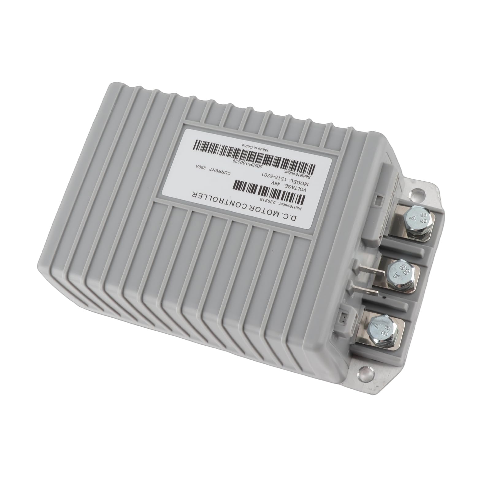 Ausla Controlador de Motor de 48 V , Metal y Plástico, Controlador de Velocidad de 250 A para Carritos Utilitarios y Precedentes de