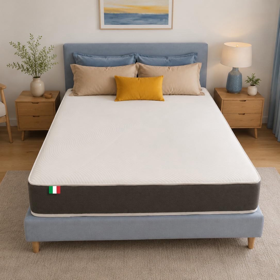 Comfy Line Materasso singolo 90X200 Cm Memory Alto 20 ESSENTIAL