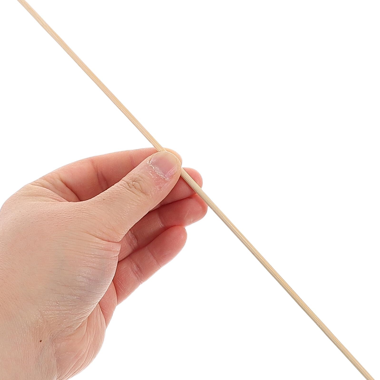 Bastoni di Bambù per Supporto Aquiloni 20 Pezzi per Ragazzo Ragazza | DIY Kite Crafting, Beige, Lisci e Schegge, Materiali per Realizzare Aquiloni e Attività Creative