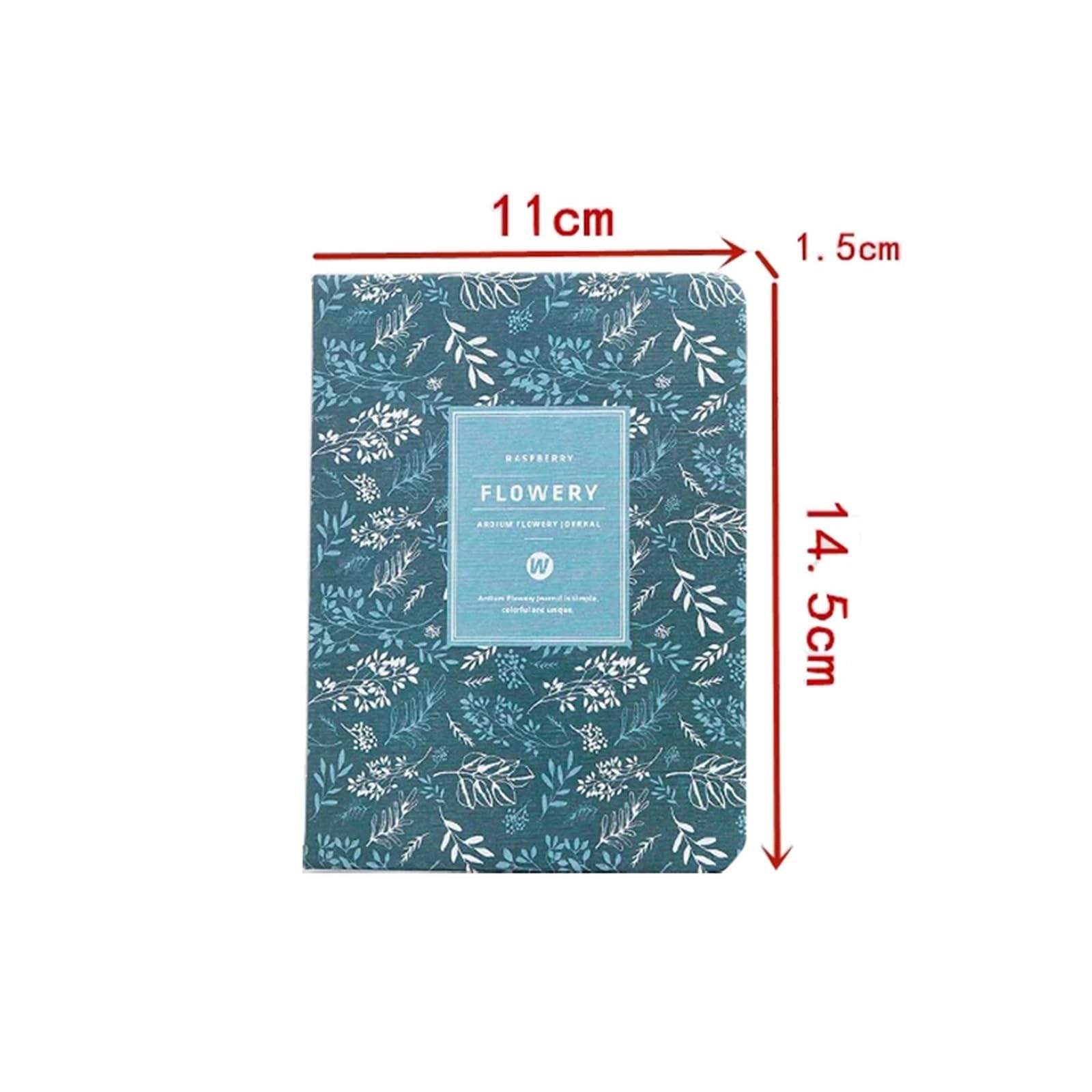 Inspirierendes Notizbuch 2 stücke A6 Zeitplan Vintage Jährlich Tagebuch Wöchentlich Monatlich Tagesplaner Blume Organizer Papier Notebook Schule Agenda Versorgung(Dark Blue)