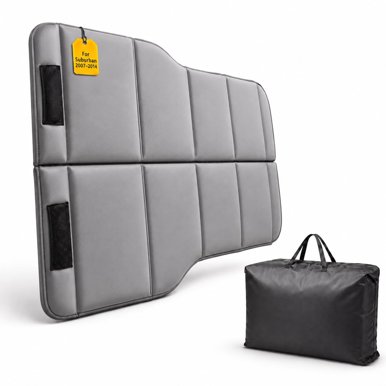 Car Mattress for Suburban 2007–2014, Upgraded Non-Inflatable Thickened Foam SUV Car Camping Mattress, Foldable Trunk Sleeping Pad Car Bed Mattress for Road Trips Camping Travel