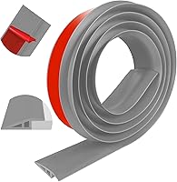 Vista 15 de Tira de transición de piso autoadhesiva de 20 pies, tira de borde de alfombra a azulejo, tiras de umbral de PVC, pelar y pegar tira de unión de piso