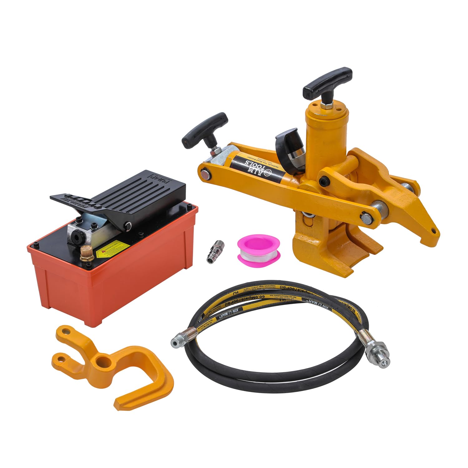 Aim Tools Manual Hydraulic Tire Bead Breaker Car Tractor Truck Trailer Tyre Bead Breaker Pneumatic Hydraulic Foot Pump Toolkit 451328