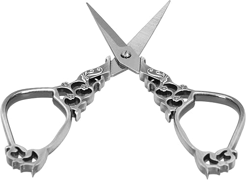 Miniatura 3 de DIY Sewing Scissors Embroidery Vintage Classical Needle Art Work Craft CollectionBronze (Silver)