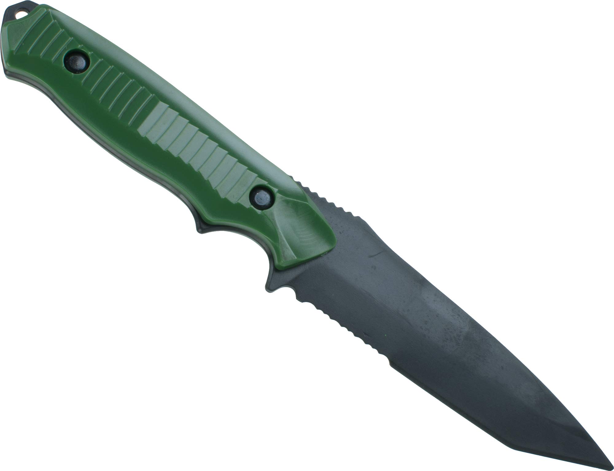 Evike - S&T Aggressor 141 Type Rubber Practice Tool w/Hardshell Sheath Airsoft Movie Prop - OD