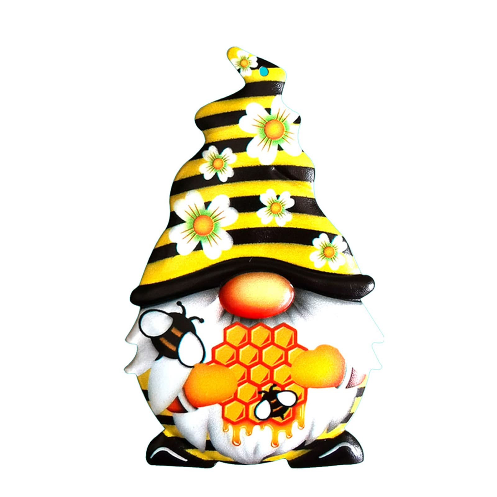 Kalttoy D Wrought Iron Bee Christmas Tree Pendant Hanging For Creative Ornament For New Year Farmhouse Front Oor Ecoration Christmas Tree Ecoration