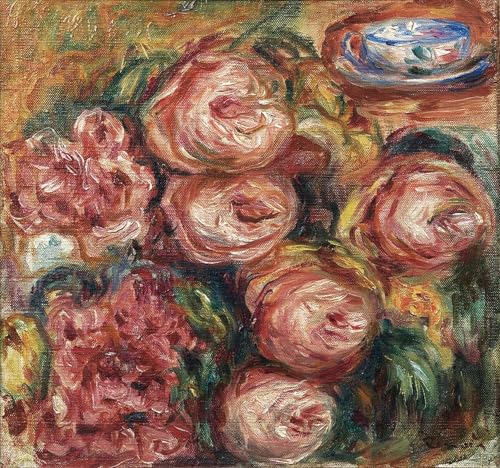 Cuadro para pared de Renoir en lienzo de 60x90cm: la solución ideal para pasillos oscuros