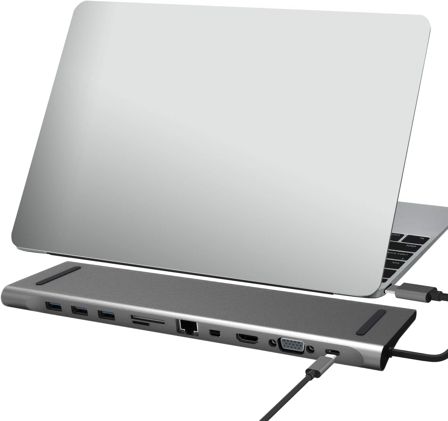 Crazy Clearance USB C Docking Station - Mydours Type-C Laptop Dock with HDMI,VGA,Mini DP,Gigabit Ethernet,USB C PD2.0,3 USB3.0 Port,SD/TF Card Reader and Audio for MacBook Pro 2016 2017 2018 Chromebook Pixel and more 🔥 Crazy Deals USB C Docking Station - Mydours Type-C Laptop Dock with HDMI,VGA,Mini DP,Gigabit Ethernet,USB C PD2.0,3 USB3.0 Port,SD/TF Card Reader and Audio for MacBook Pro 2016 2017 2018 Chromebook Pixel and more