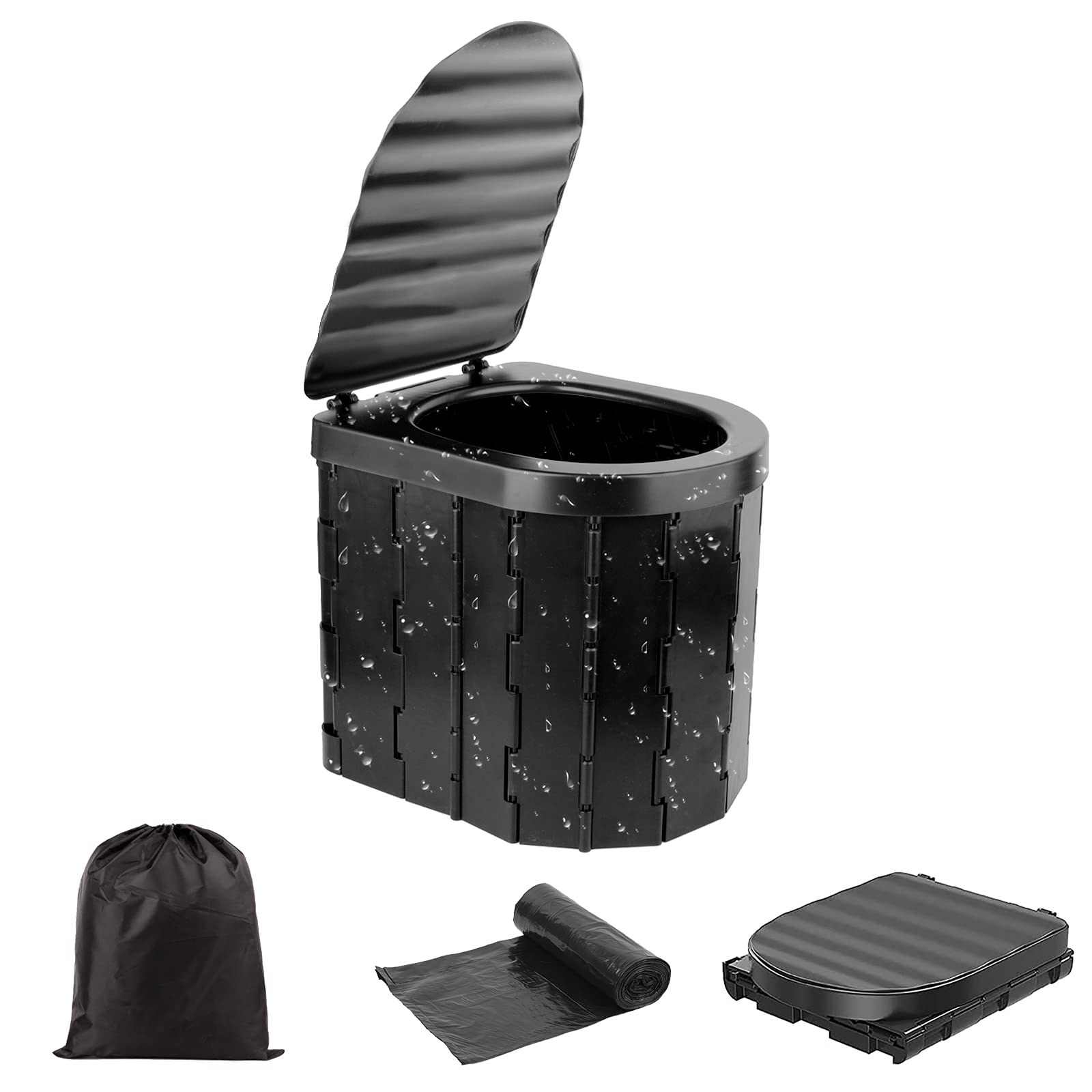 Buy NKDJLAS Portable Folding Toilet Travel Toilet Camping Toilet Porta