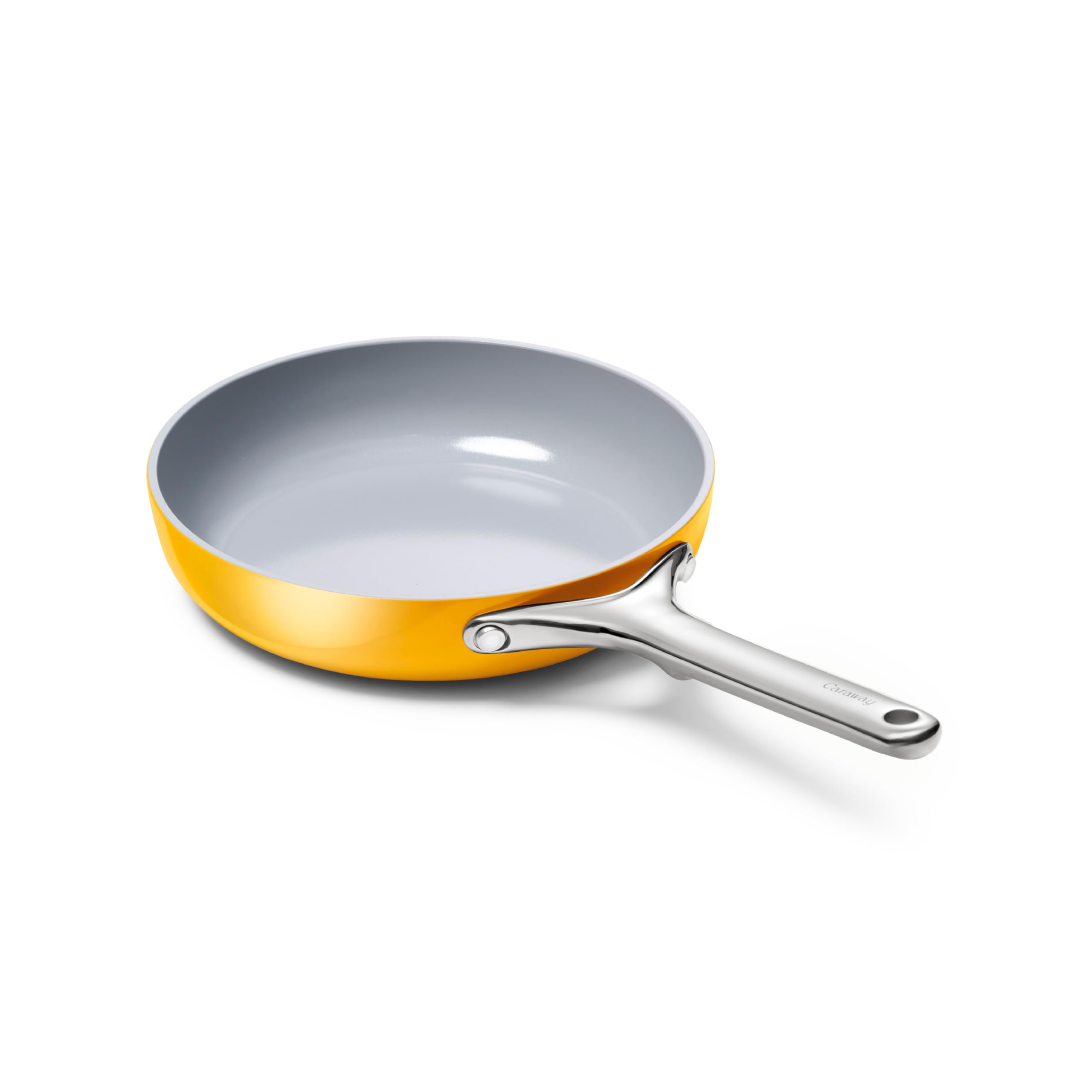CarawayNonstick Ceramic Mini Fry Pan (1.05 qt, 8") - Non Toxic, PTFE & PFOA Free - Oven Safe & Compatible with All Stovetops (Gas, Electric & Induction) - Marigold