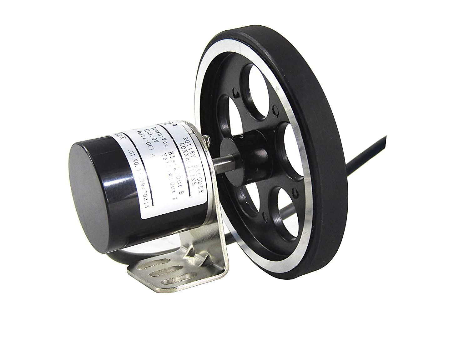 INTSUPERMAI Roller-Type Meter Counter Length Meter Counter with Digital Display Wheel Roller Switchable for Measuring Textile, Printing, Artificial Leather AC85-265V