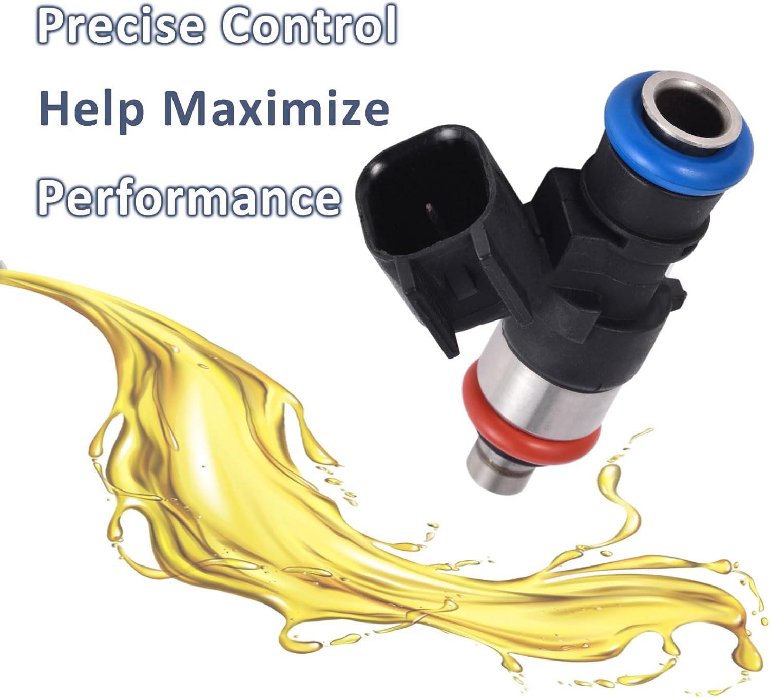 9L8Z-9F593-A Fuel Injectors,Compatible with/Ford 3.0 Escape Fusion 2009-2012,Compatible with/Mazda Tribute 3.0L 2010-2011,4 Holes,6 PC Set