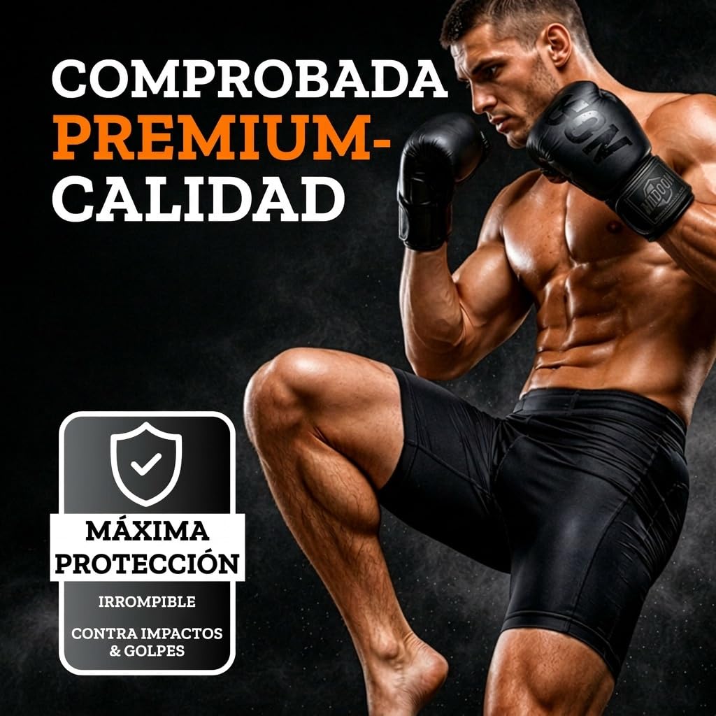 MADGON Coquilla Boxeo Protección Doble Reforzada MMA Kick Boxing Suspendorio Profesional