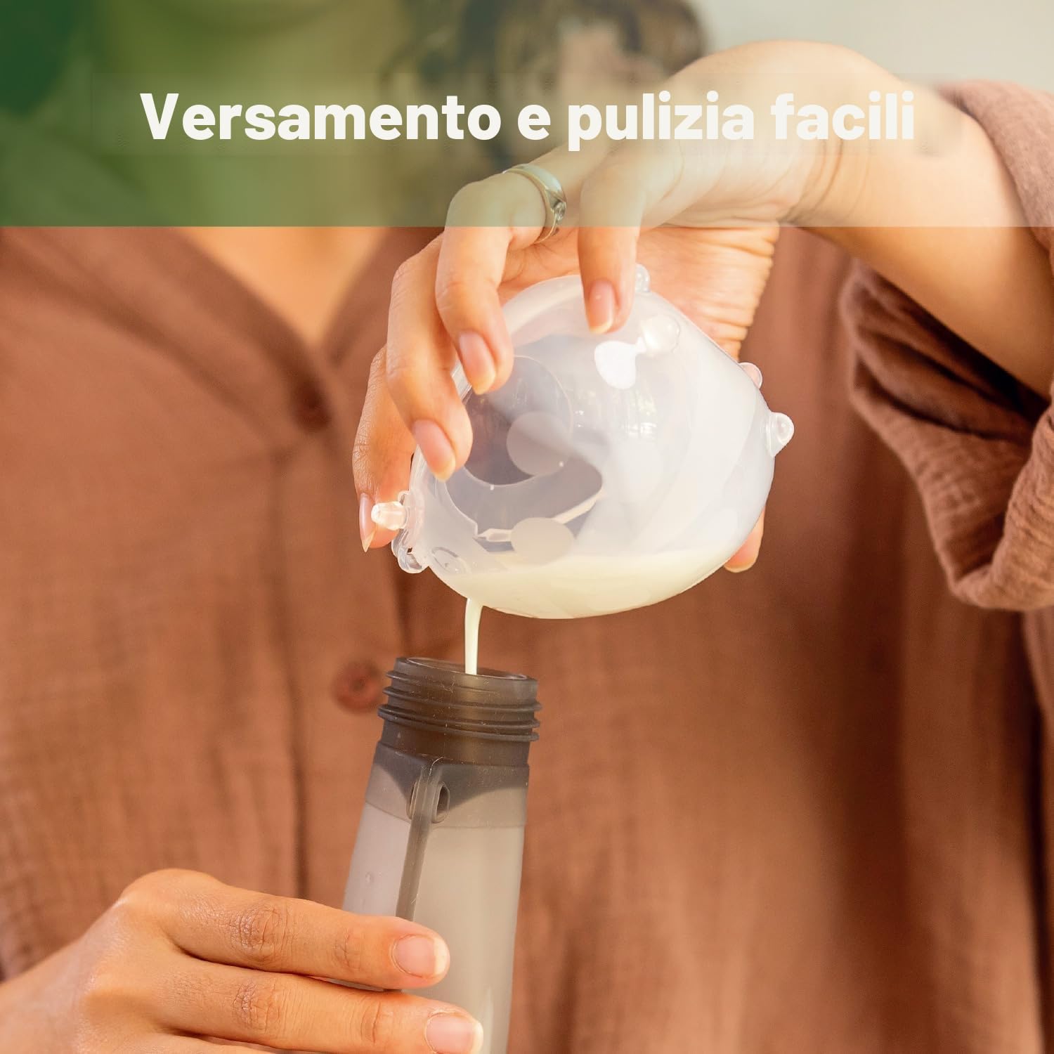 haakaa 150 ML Coppette Raccoglilatte, Proteggi Capezzolo di Silicone, Materno Coppe Raccoglilatte, Sano e Innocuo, 1 Pezzi
