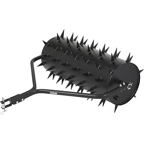 Strongway Drum Spike Aerator, 36in. Working Width, 78 Spikes