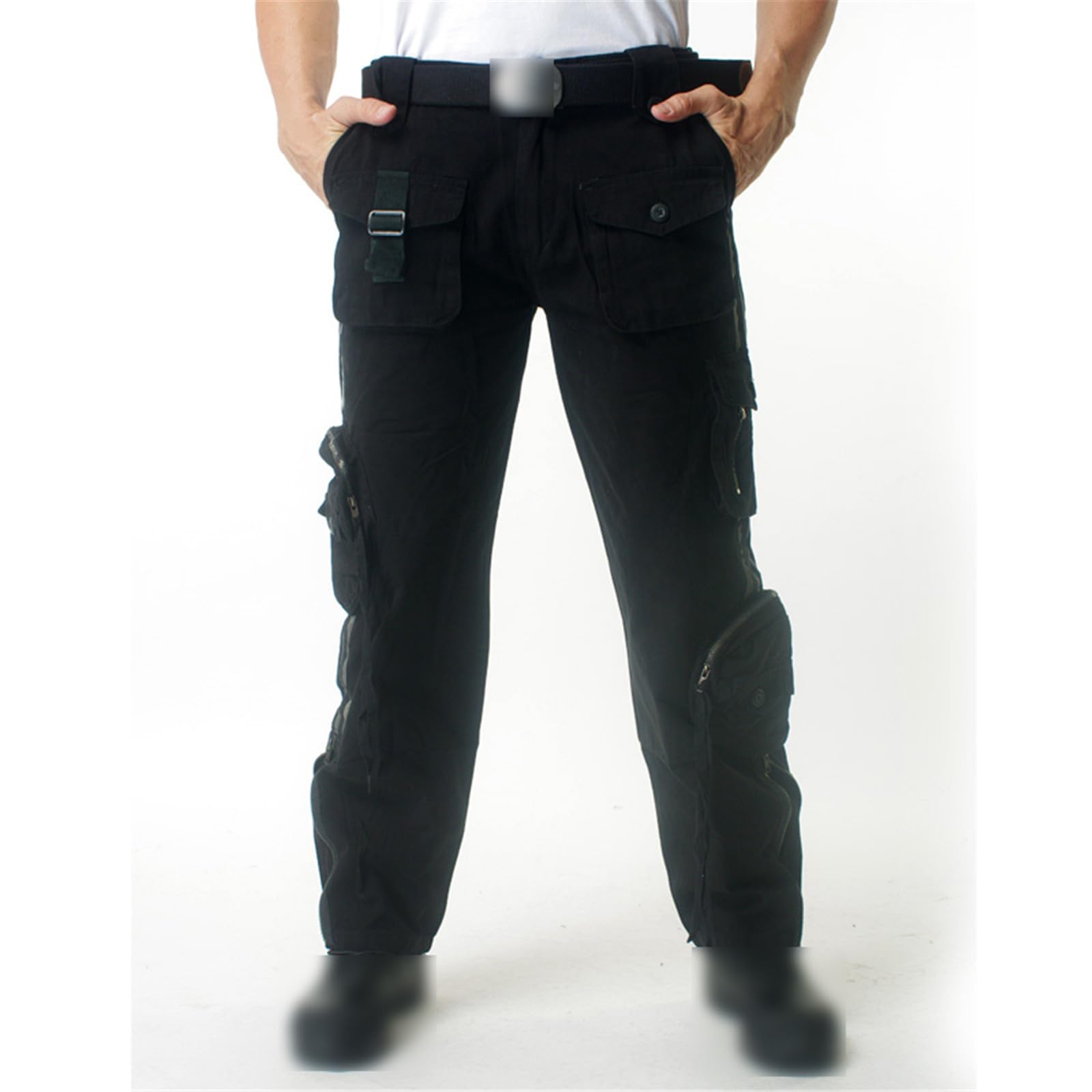 Pantaloni cargo per gli uomini Multi Pocket Pantaloni da uomo Casual Combat Work Pants Abbigliamento Camo1 Maschio