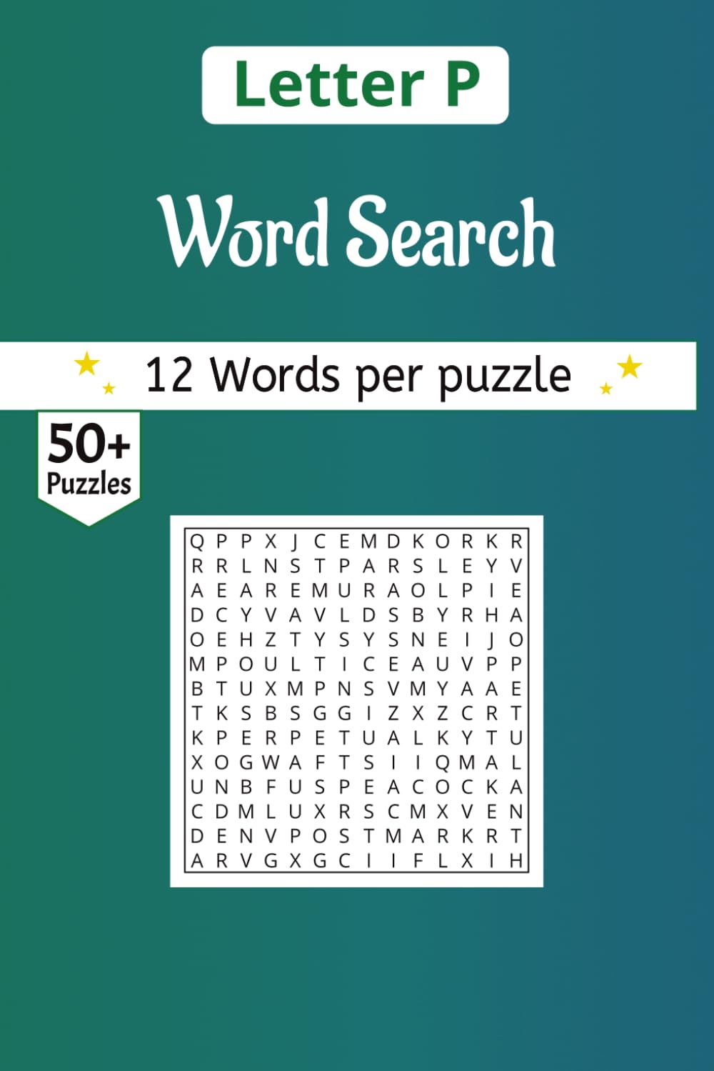 Letter P word search book: Starting with Letter P Word Search: A Hand-Curated Collection of Perceptive Words