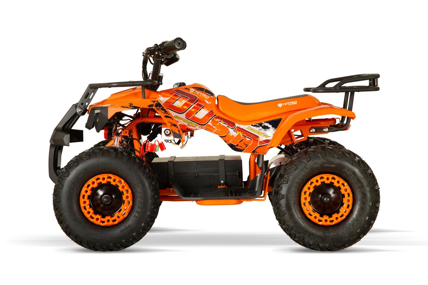 1200W Eco mini Kinder Quad Dusty BTF Profile XL, Farbe:Orange