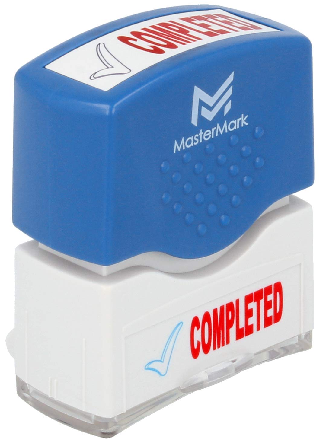 MasterMark Premium 2-Color Pre-Inked Office Stamp (Completed)