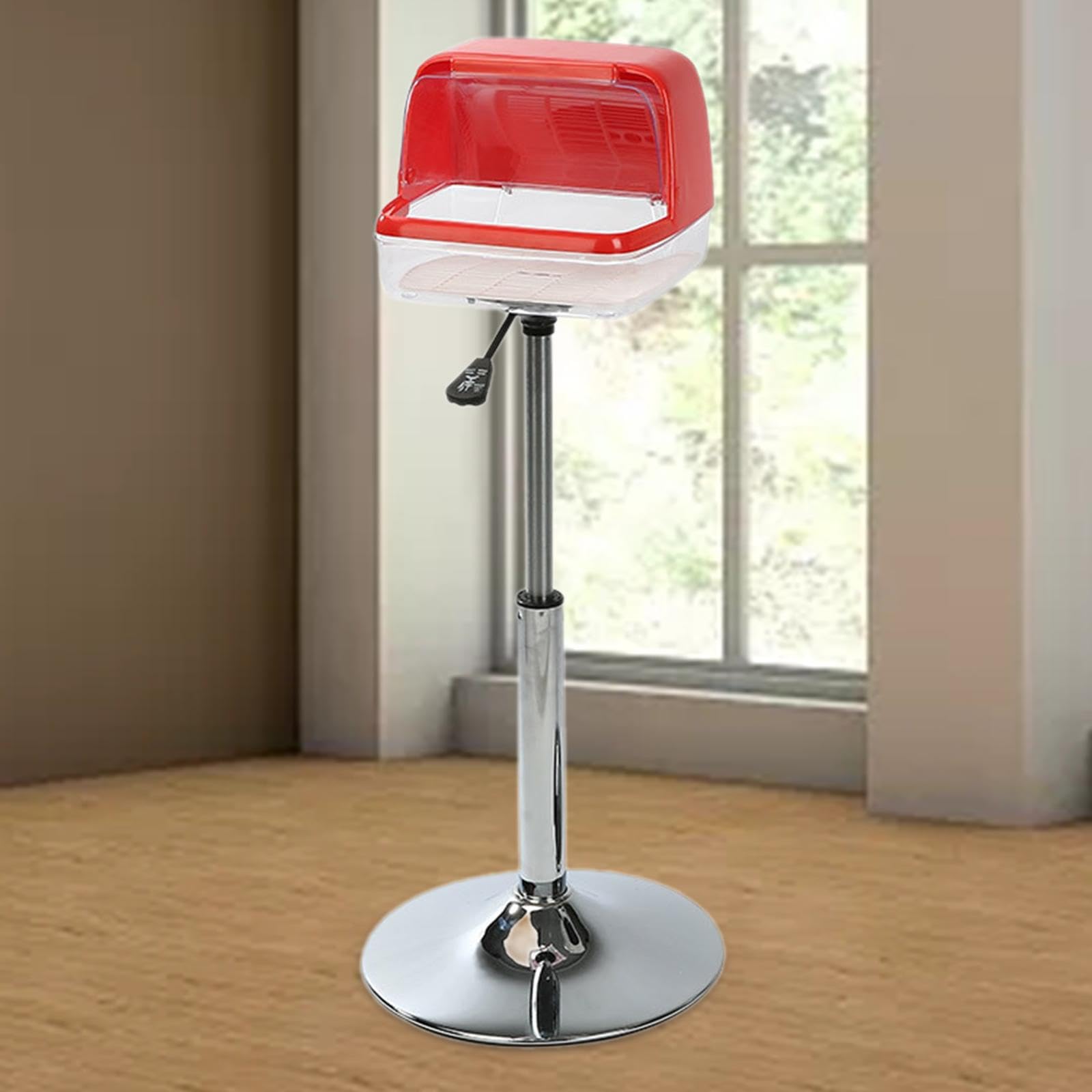 Heavy Duty Gym Chalk Stand for Strength Training, Red