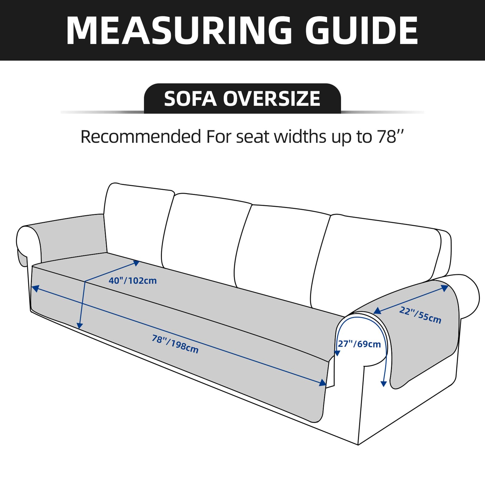 Funda de Sofá, Funda de Sofá de Protección para Mascotas, para Gatos Arañazo y Perros Mascotas, Impermeable Fundas Sofa (Chocolate,4 Plazas)