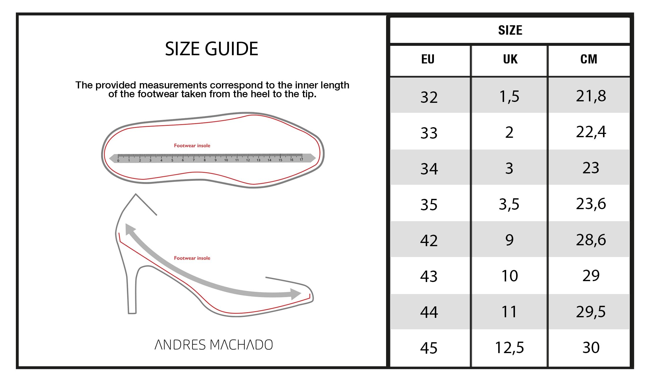 Andrés Machado - Elegante Pumps für Damen und Junge Frauen aus Leder – Daniela - Elegante Damenschuhe mit Absatz Slingpumps High Heels für den Sommer - EU 32 bis 35 / EU 42 bis 45