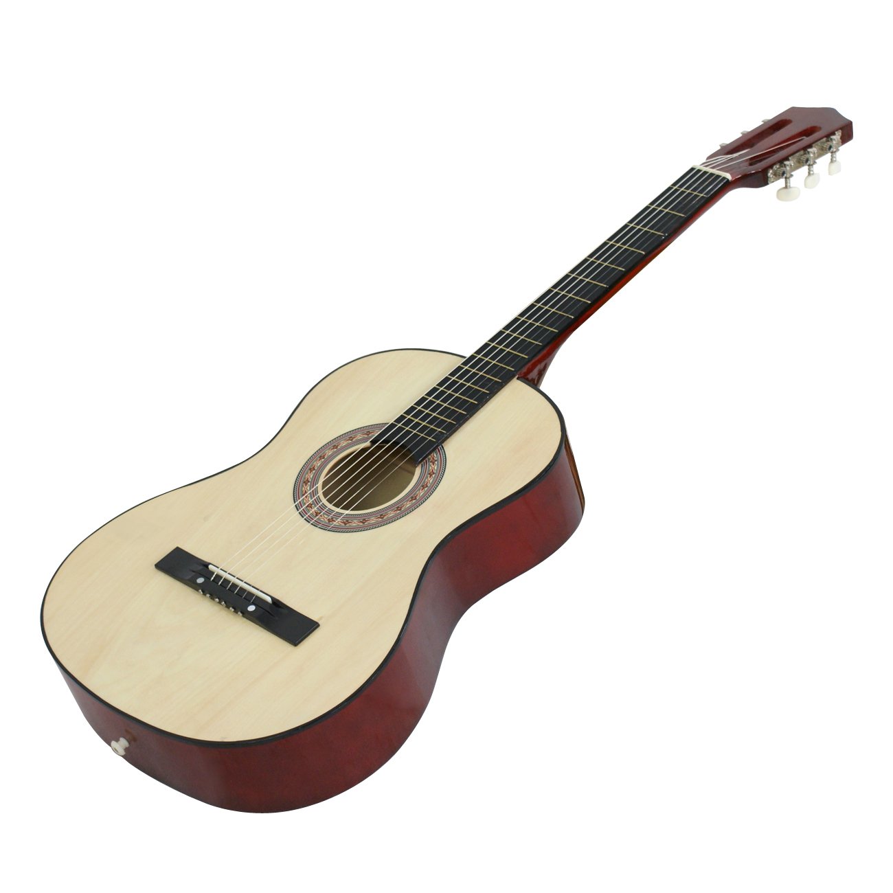 96,5 cm corde folk chitarra acustica per principianti amanti della musica Kids Gift 4 colori, natrual