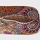 Zylindrisches Yoga-Bolster Mandalas - Persien - Yoga-Kissen - Abnehmbarer und waschbarer Bezug - Gefüllt mit Bio-Dinkelschalen - Tragegriff - 62 x 20