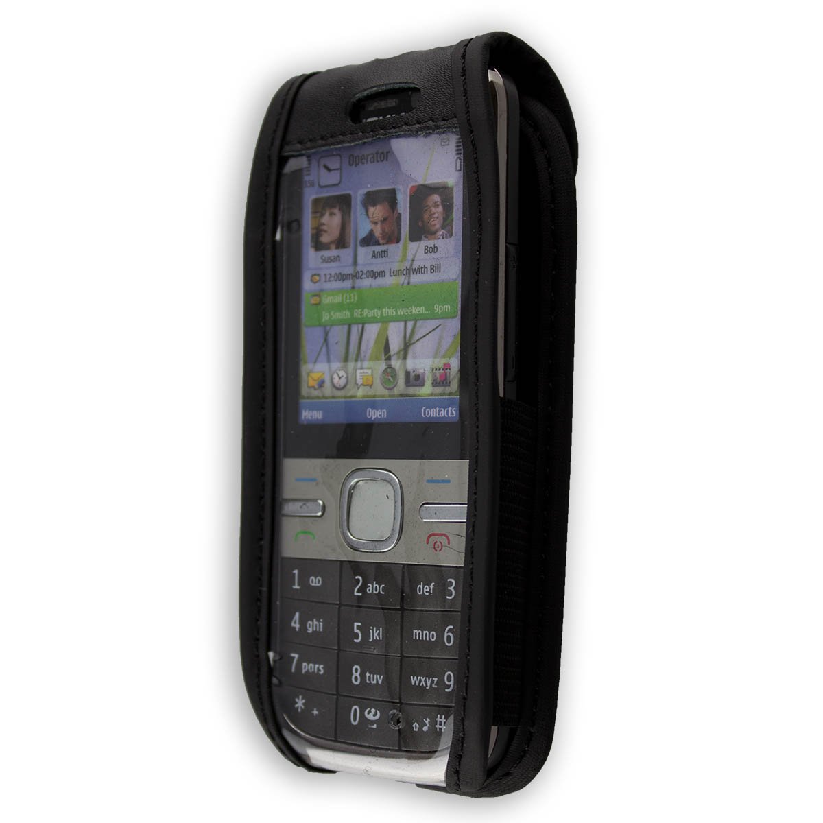 caseroxx Borsa in pelle con clip da cintura per Nokia 800