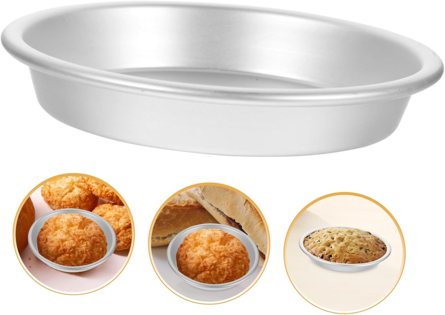 Baking Mold,Cake Pans Metal Muffin Pans Cake Tins Aluminum Alloy Molds Baking Supplies Versatile for Cakes Biscuits