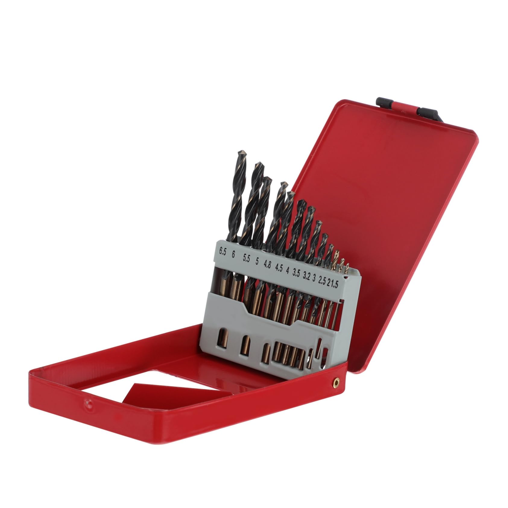 LALAFINA 13pcs Drill Tool Kit High Hardness Steel Drill Bits Household Bits for Machine Outdoor