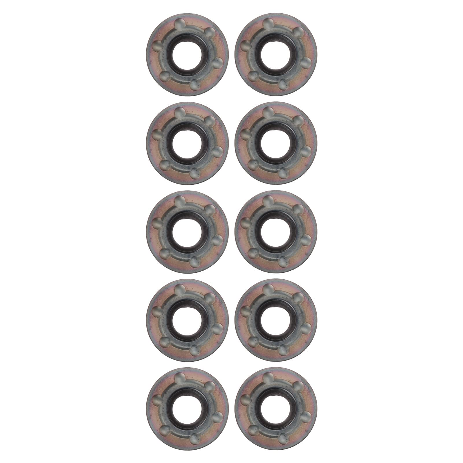Inserti per tornitura in metallo duro Rivestiti Portautensili per tornio CNC Lavorazione per fresatura di legno e metalli Confezione da 10 inserti in metallo duro per accia