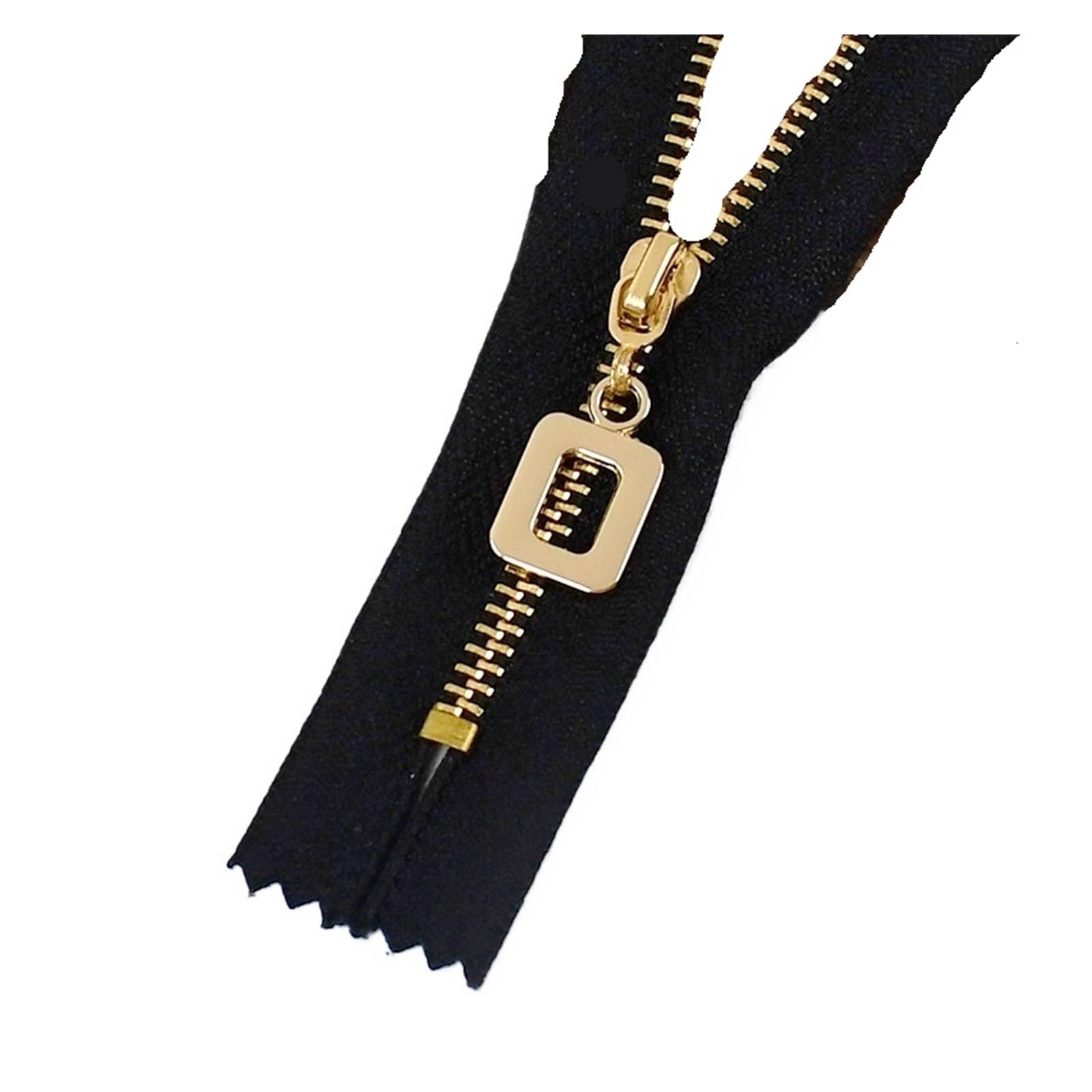 3 Szt. # Metalowe Zamki Błyskawiczne 15cm Zamykana Torba Na Zamek Błyskawiczny Kieszeń Złote Zęby Odzież Zip Reapir Zestaw DIY Akcesoria Krawieckie(ZA117-BlackGold)