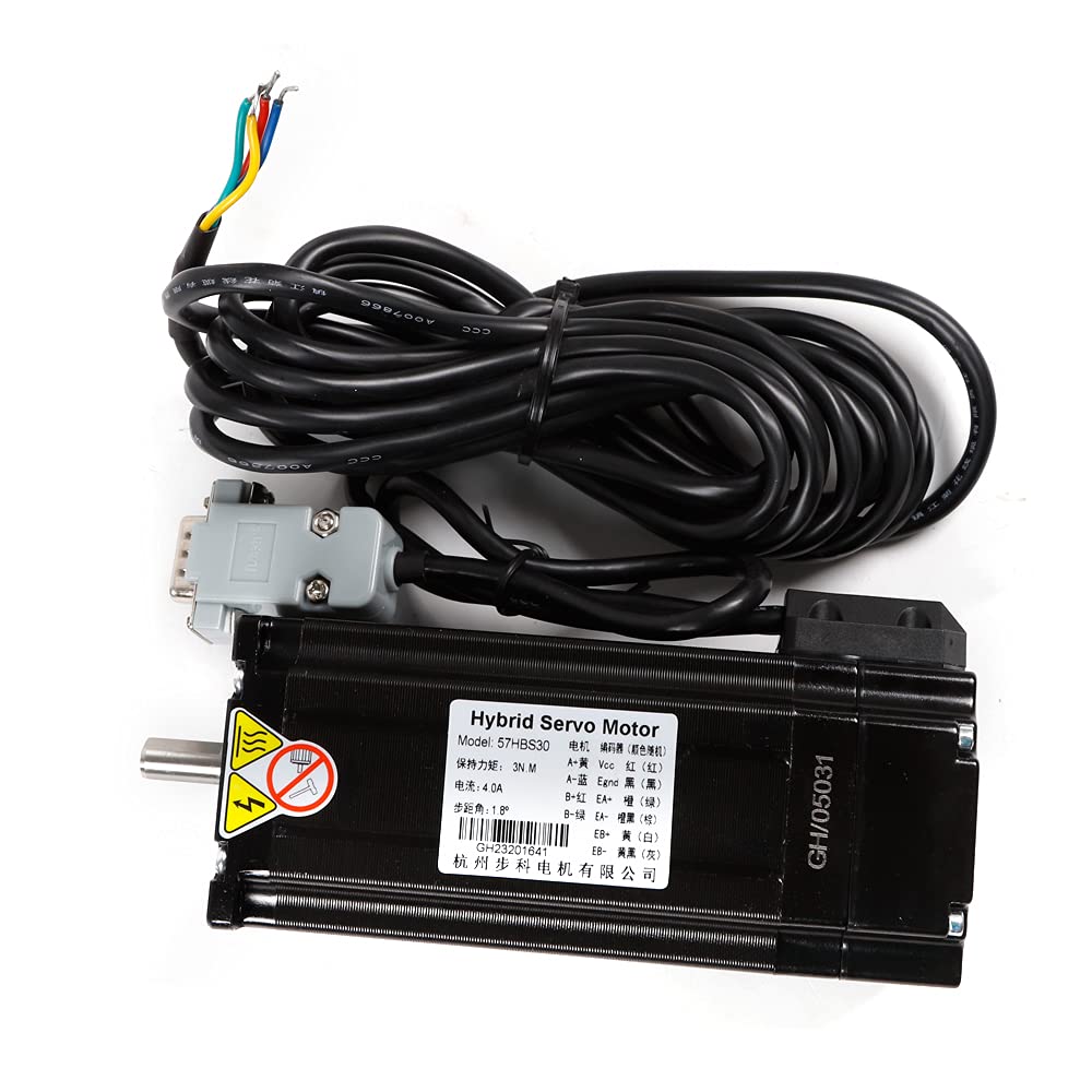 Nema23 Closed Loop Kit motore passo-passo 3,6 Nm 4 A CNC Driver HBS57 Closed Loop Stepper Motor+Driver adatto per macchina per incisione CNC, aggiornamenti del sistema passo-passo