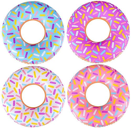 The Dreidel Company Donut Inflate 18" (paquete de 4)
